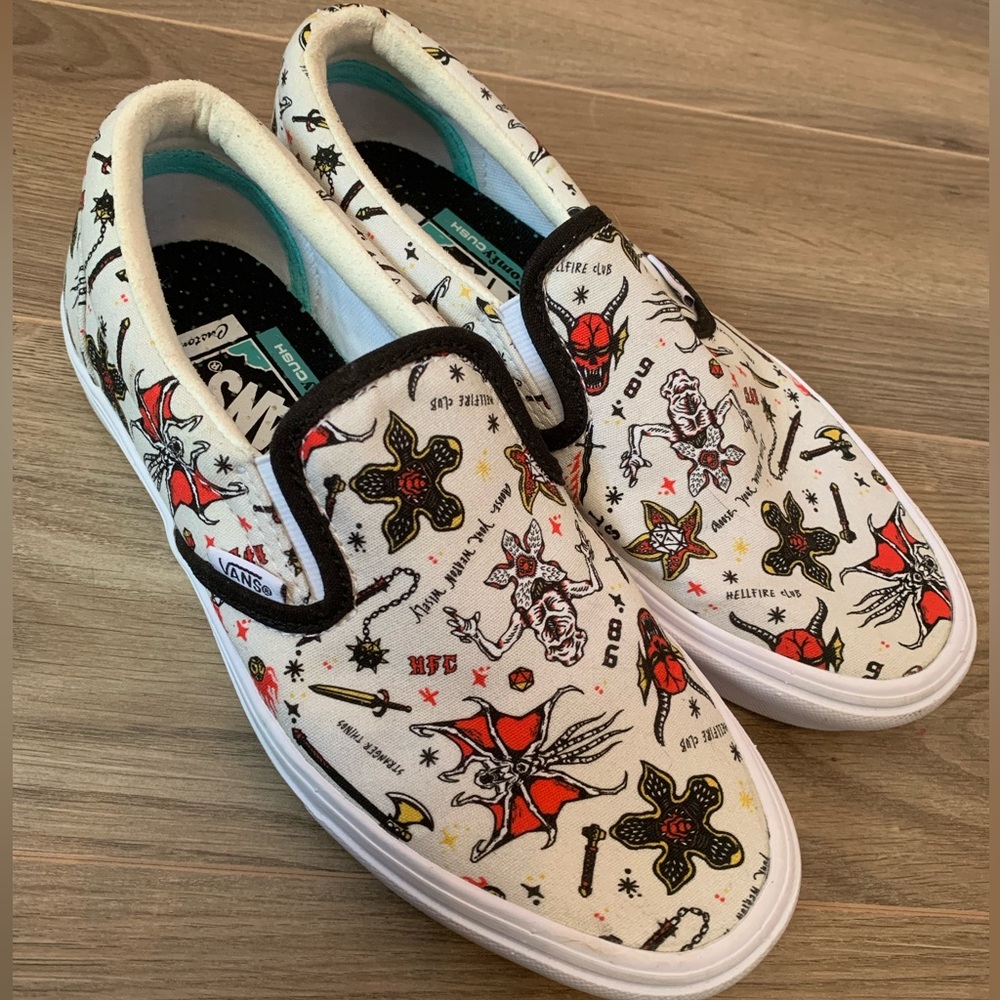 Vans x Stranger Things Hellfire Club Slip On Sneakers